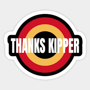 thanks kipper Sticker